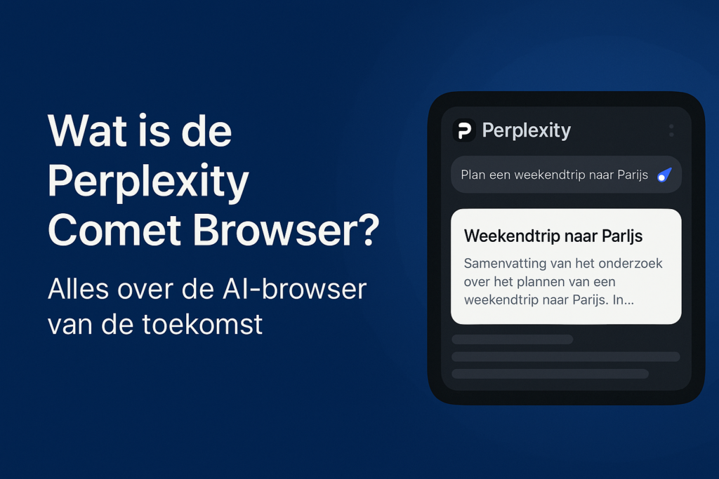 Wat is de Perplexity Comet Browser?
